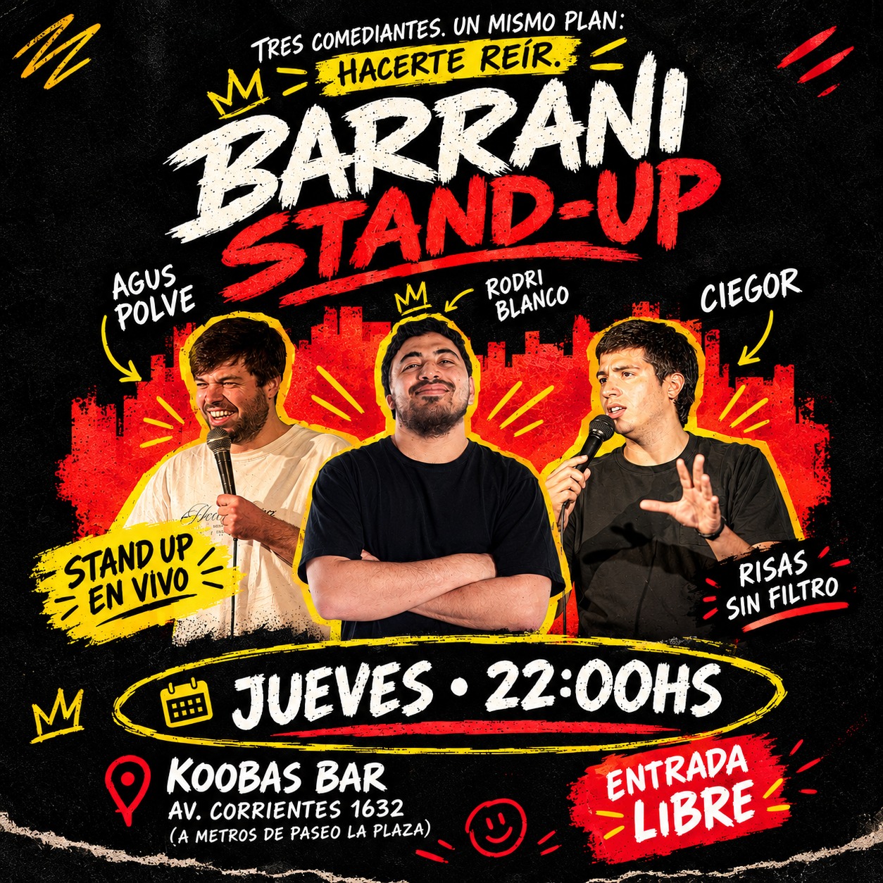 Barrani Stand Up at Cotidiano