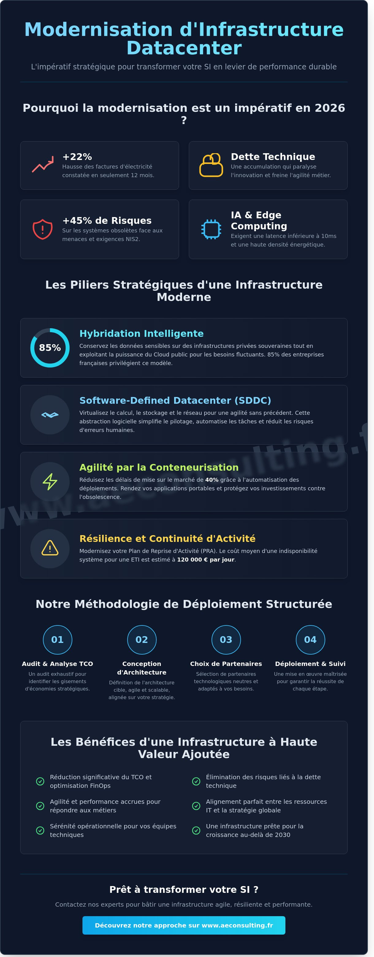Modernisation d'infrastructure datacenter