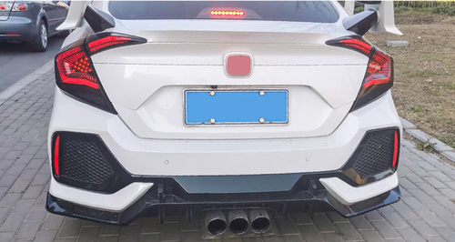 Honda Civic 10th Gen Sedan 16-21 - Type- R Style Rear Bumper+ | SK ...