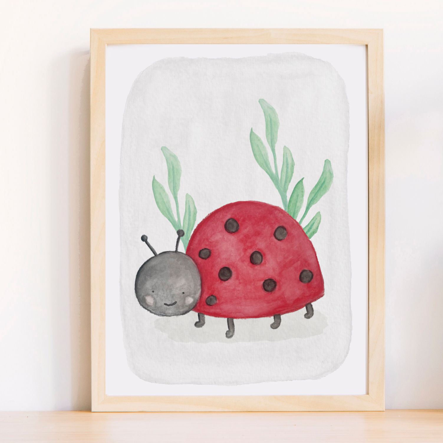 Little Lady Bug Nursery print