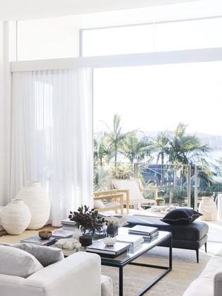 contemporary modern timeless living room with monocromathic palette
sydney interior design
bower house