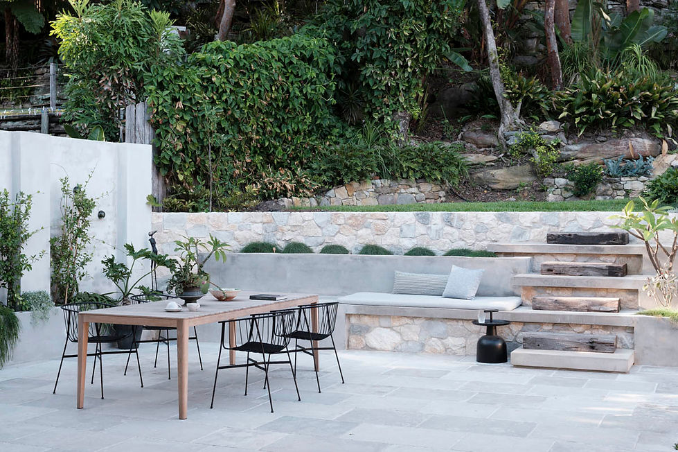 modern contemporary outdoor space sydney interior design pacific house