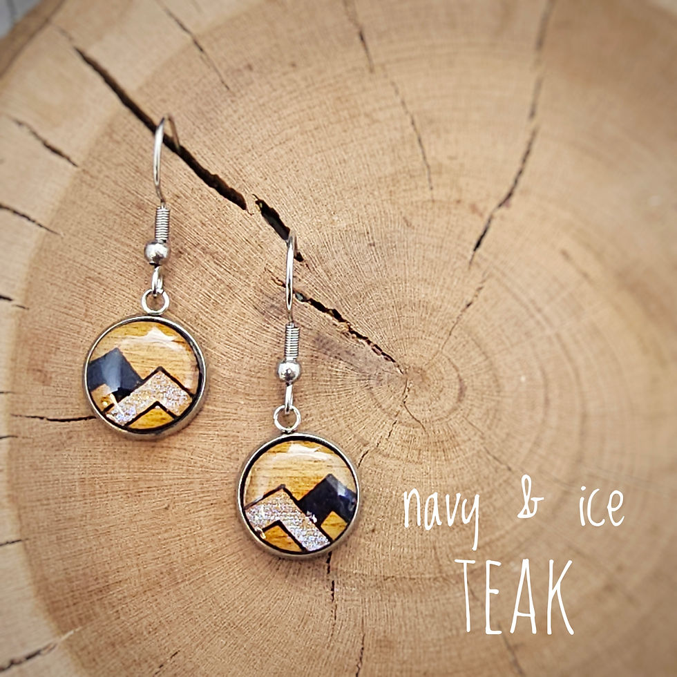 Drop Earrings - Mountain