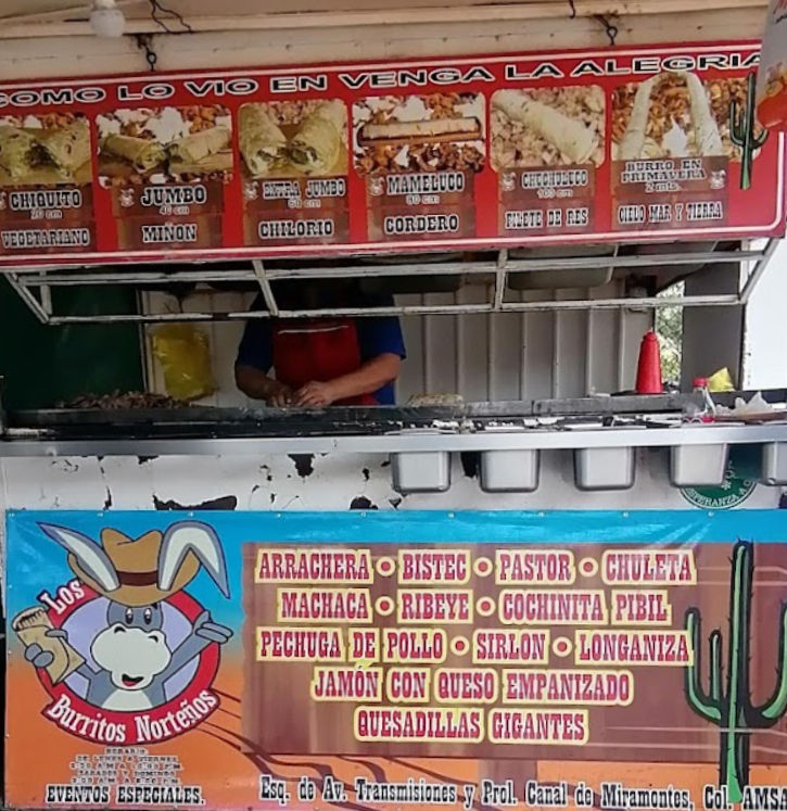Front of a street food vendor
