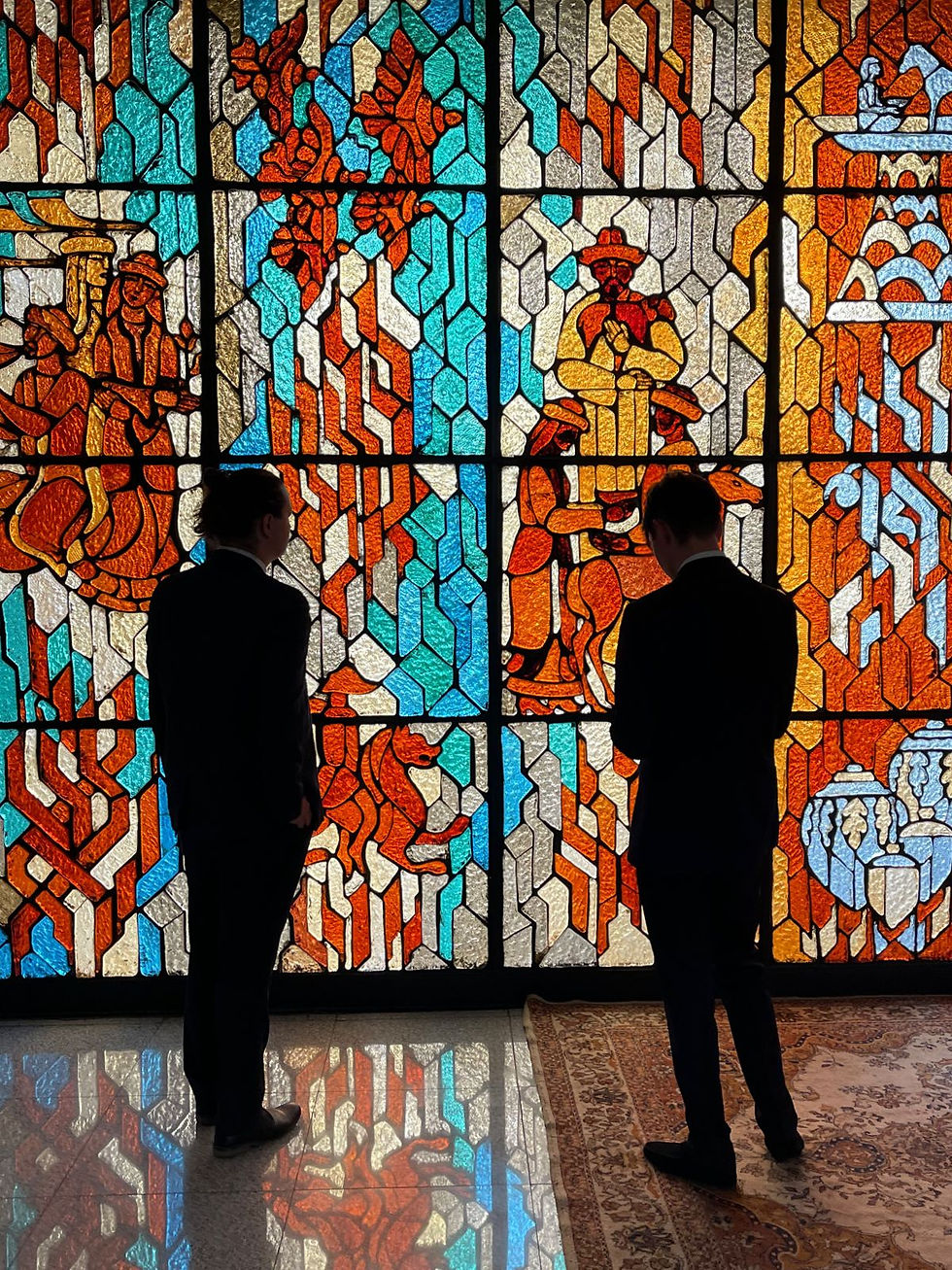 Thumbnail: Melodies of the Great Steppe - stained glass