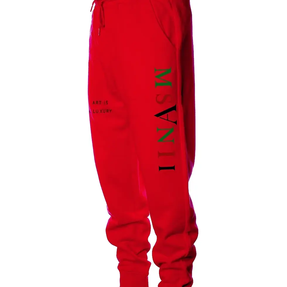 Kwanzaa/Christmas Joggers *Limited Edition