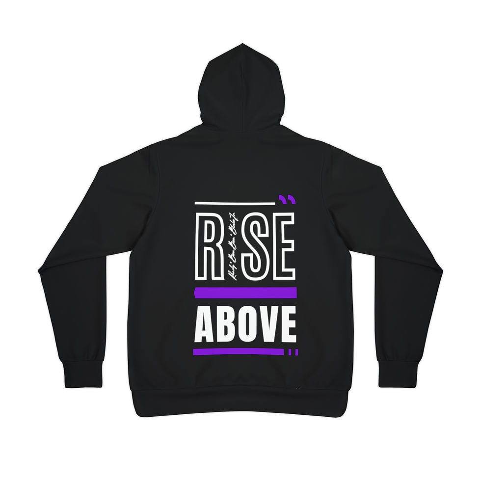 Thumbnail: Rise Above ADULT Athletic Hoodie Dark Grey