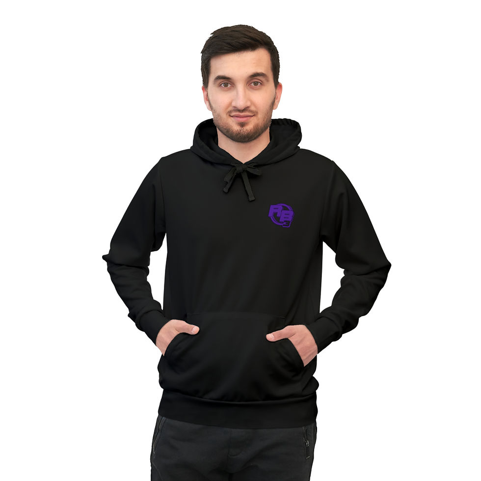 Thumbnail: Rise Above ADULT Athletic Hoodie Dark Grey