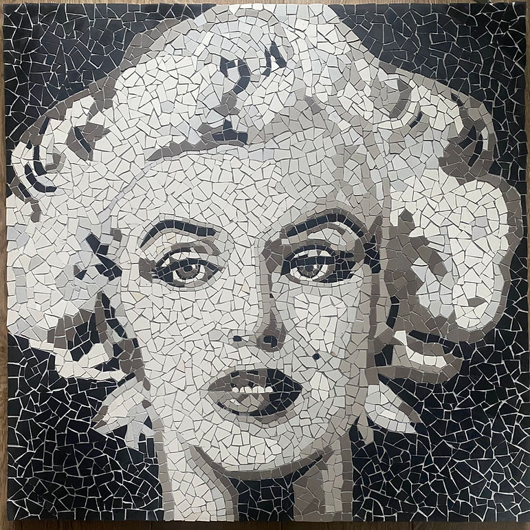 Marilyn Monroe mosaic | Iconic mosaic art | Marilyn Monroe art | Celebrity mosaic | Hollywood mosaic