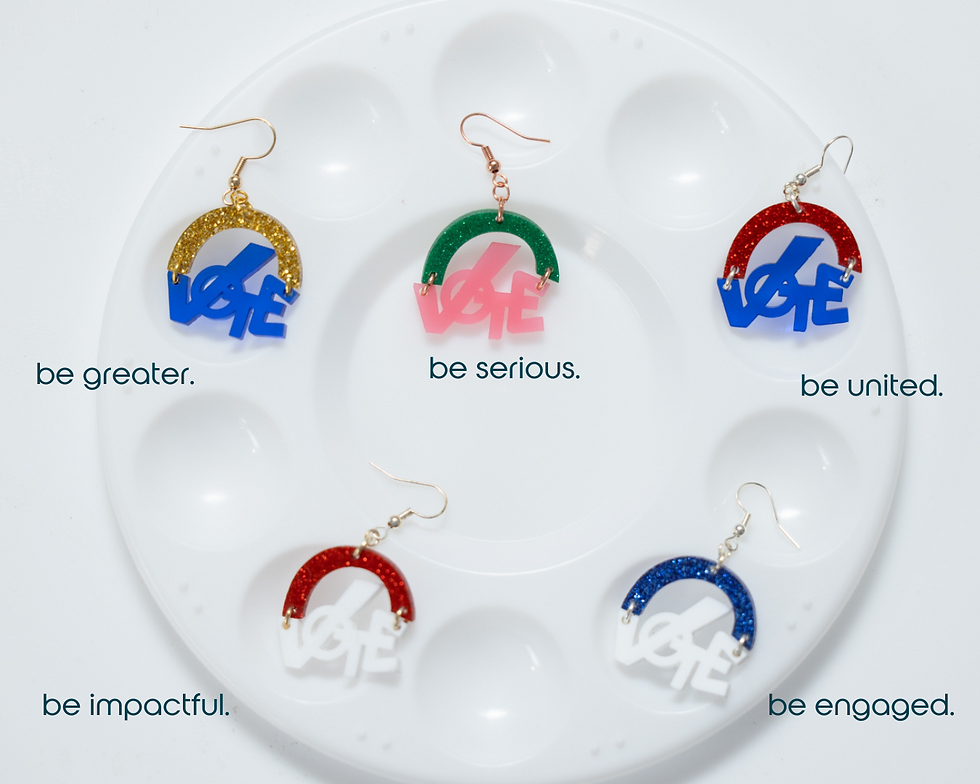 Thumbnail: Be A Voter. /// Glitter