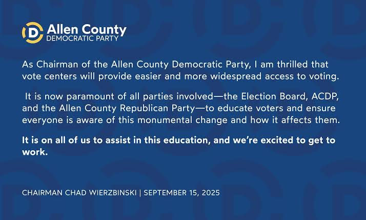 ACDP Calls For Expanded Early Voting Rejected By GOP And Election Board