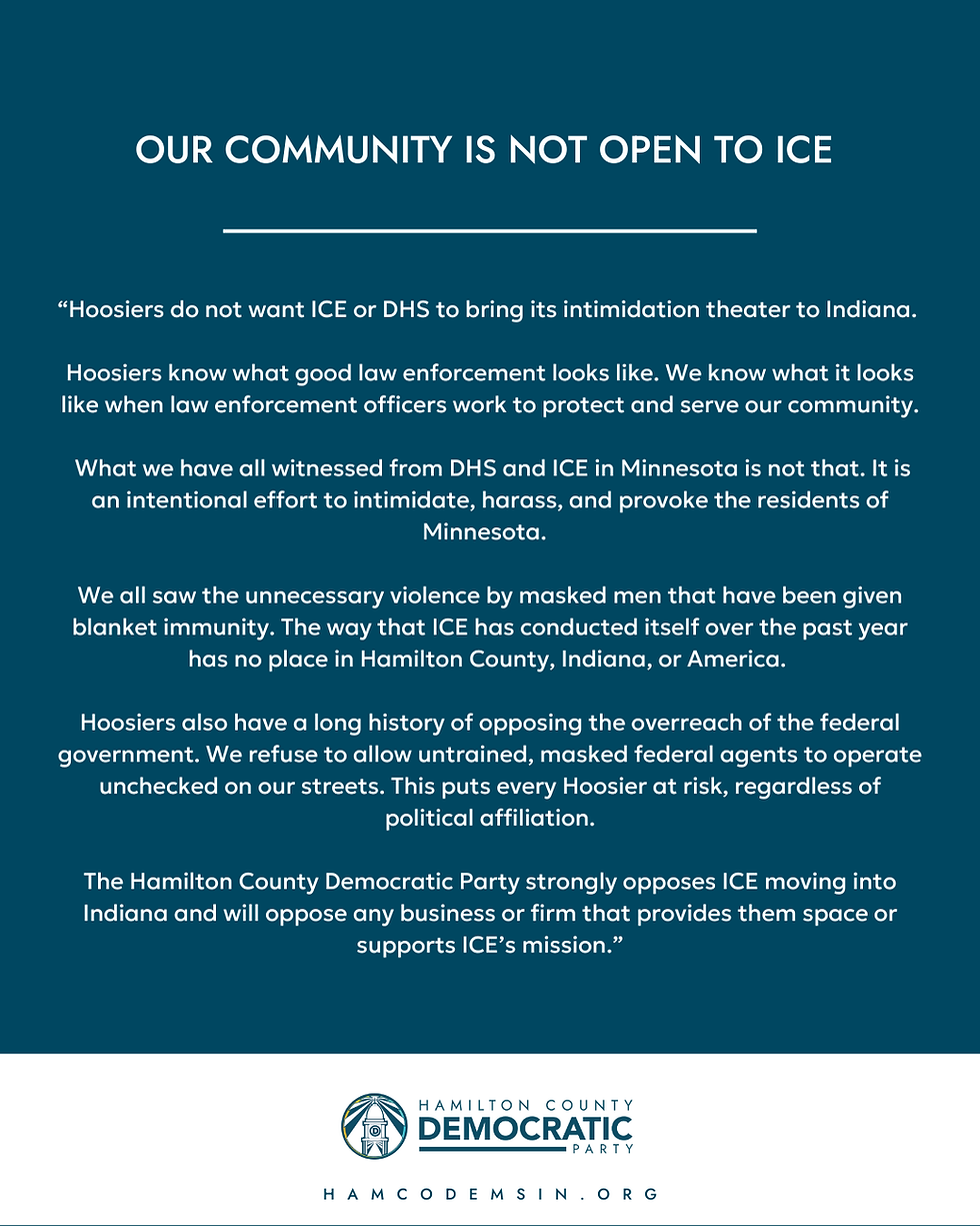 Our Community is not open to ICE
