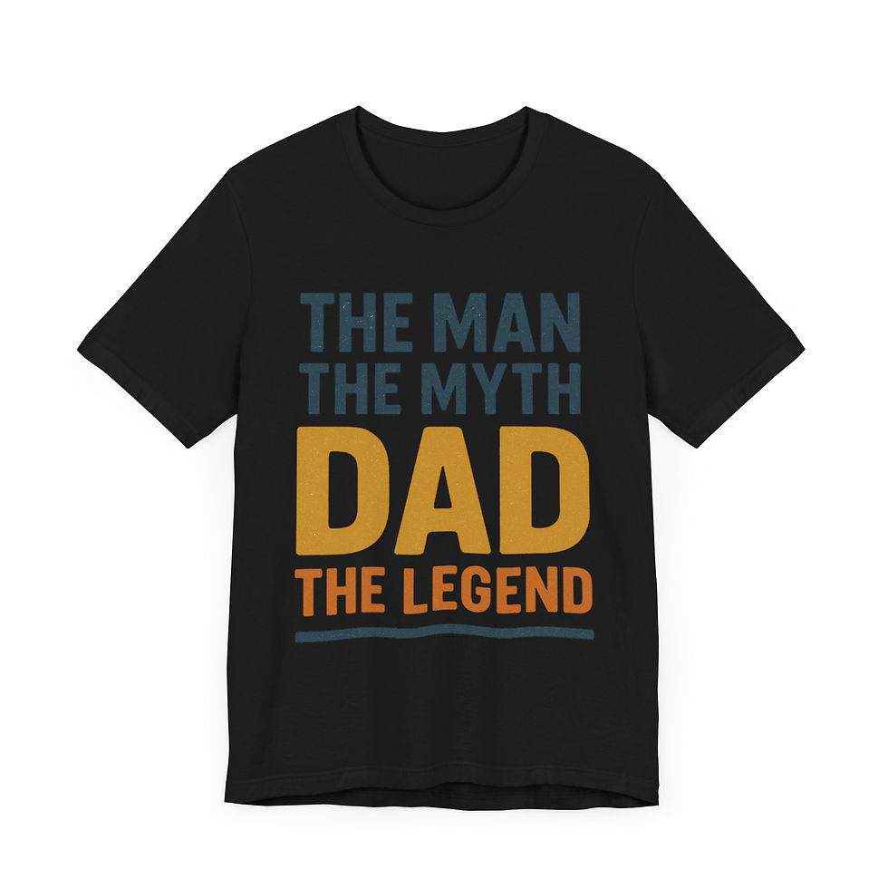 Thumbnail: The Man The Myth Dad The Legend Tee Shirt, Gift for Dad, Father's Day 