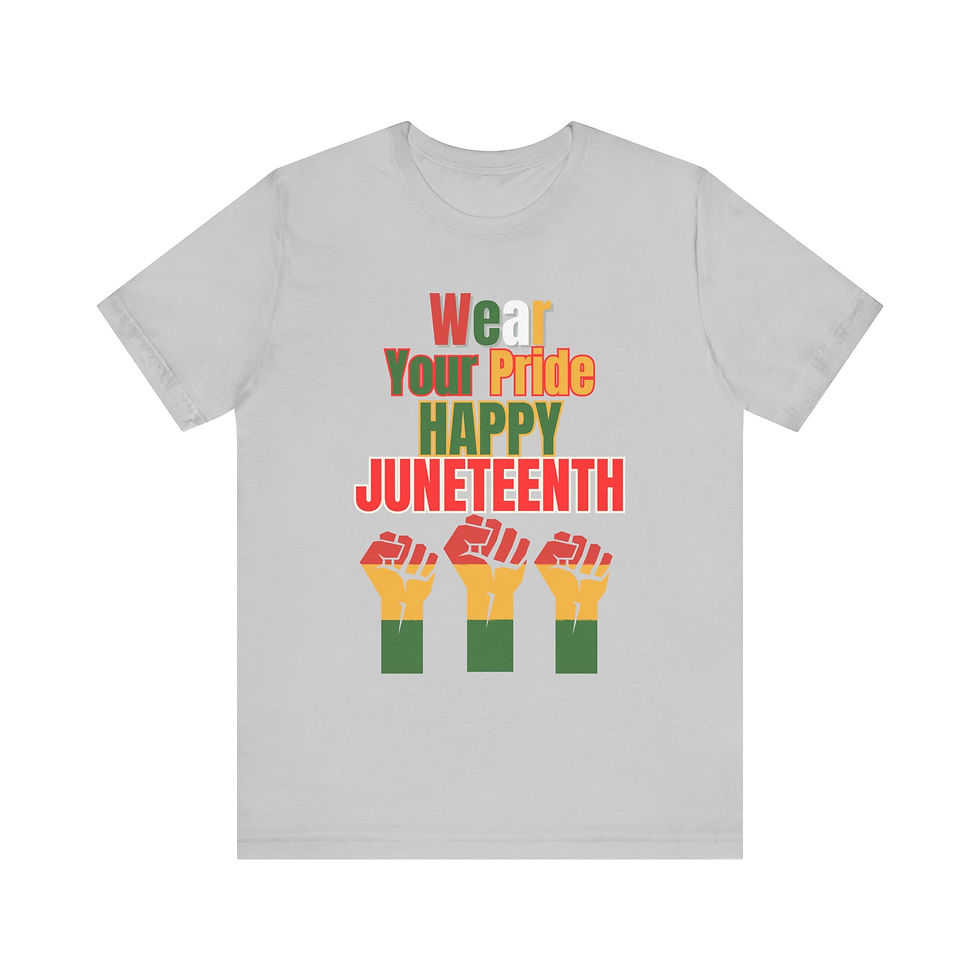 Thumbnail: Wear Your Pride, Unisex T-Shirt, Juneteenth Celebration Tee 