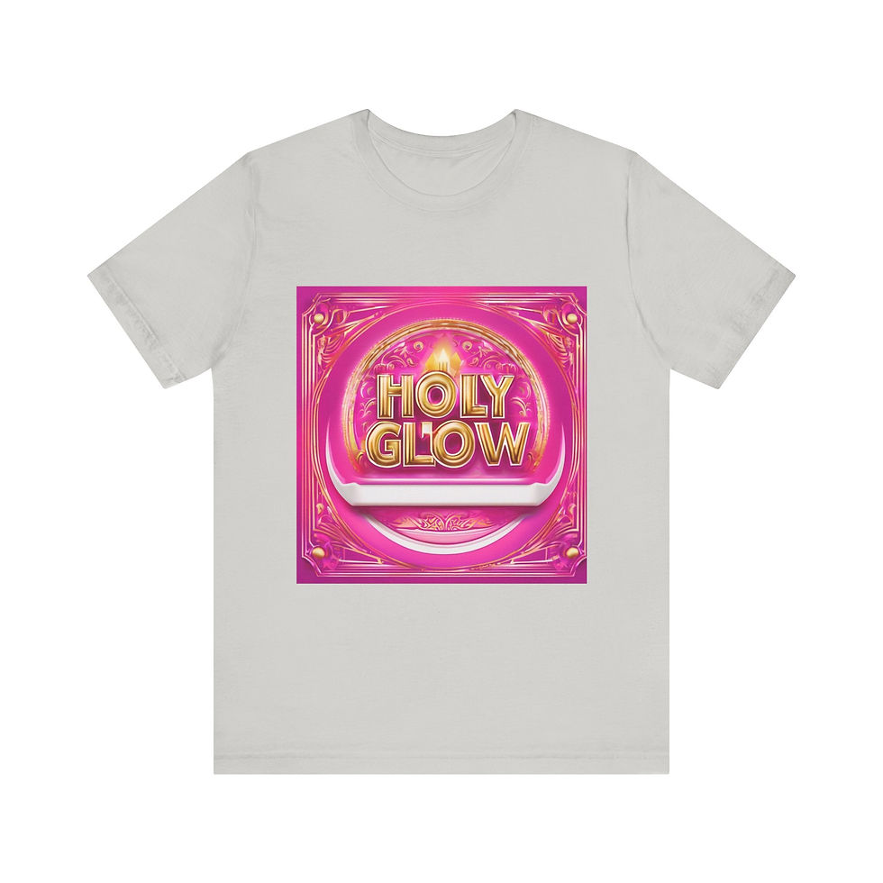 Thumbnail: Holy Glow Unisex Jersey Tee - Vibrant Graphic Shirt for Everyday Wear