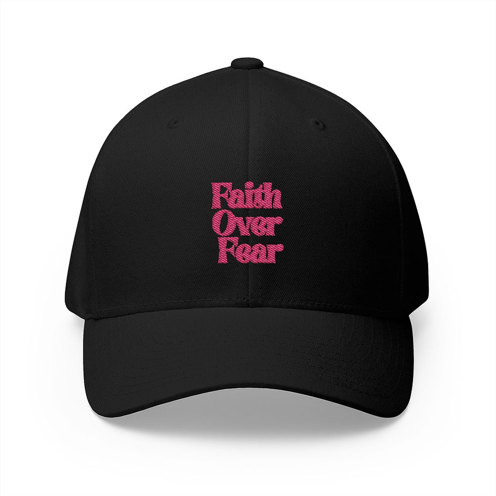 Thumbnail: Faith Over Fear Cap, Inspirational Hat, Confidence Cap, Adjustable Baseball Cap