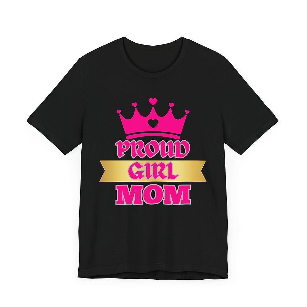 Thumbnail: Proud Girl Mom Tee - Jersey Short Sleeve T-Shirt