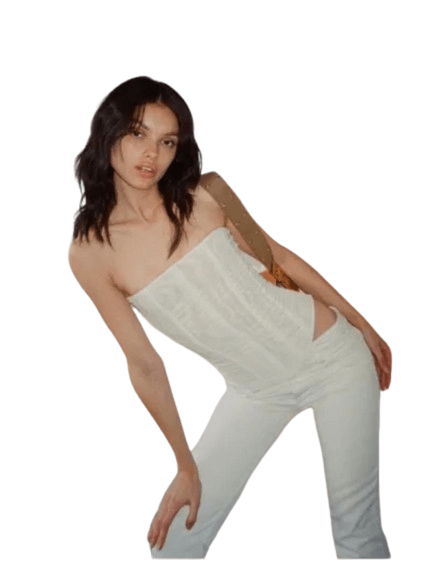 Thumbnail: Women Sleeveless Corset Tank Top Streetwear