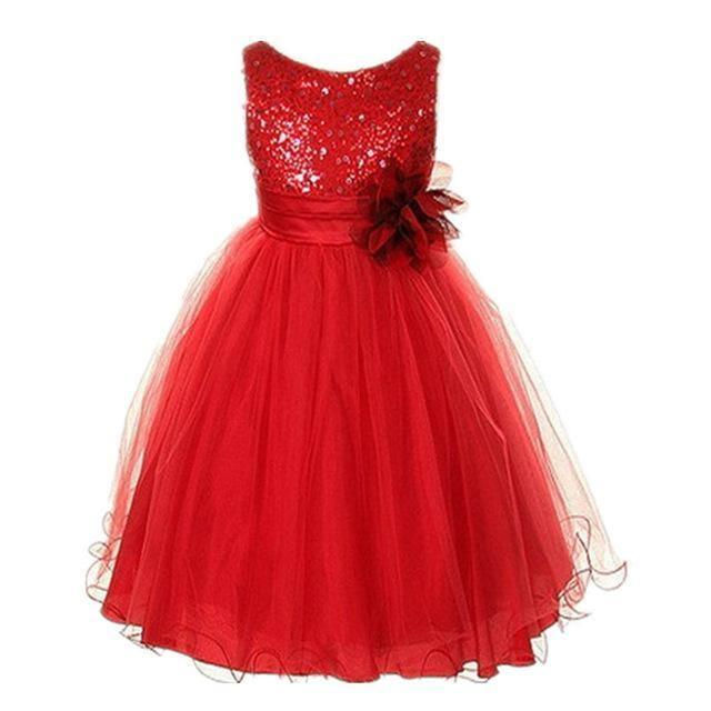 Thumbnail: Summer girls party  flower ball gowns dress