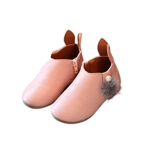 Thumbnail: Cute Baby Girl Rabbit Ear Sneakers Boot Shoes