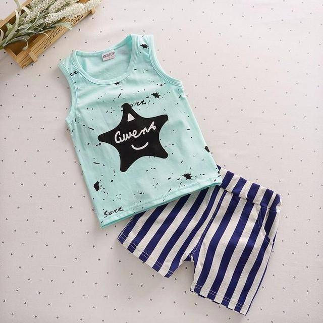 Thumbnail: Toddler boys Star Kids Shorts Suits Pants