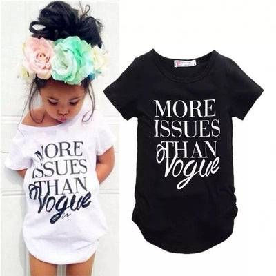 Thumbnail: Short Sleeve Girls More Issue Than Vogue Cotton T Shirt Tops Clothes