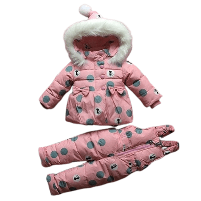 Thumbnail: Winter Kids Baby Boys Girls Warm Duck Jacket Parka Thick Coat Clothes