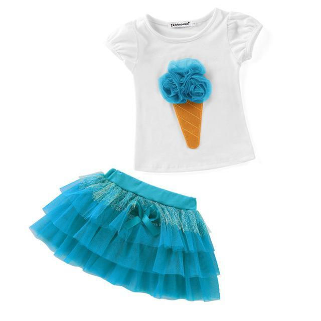 Thumbnail: Summer Girls Moana Elsa Ice Cream Outfit