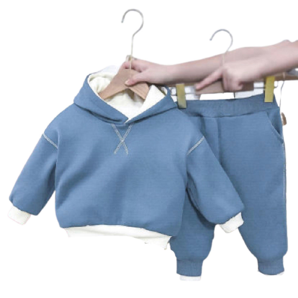 Thumbnail: Baby Girls Sweatershirt Velvet Shirt Outfit