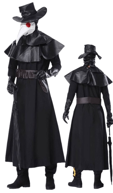 Thumbnail: Plague Doctor Costume Set Medieval Gothic Halloween Cosplay Outfit