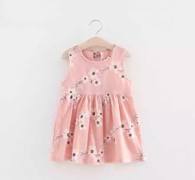 Thumbnail: Summer Berry Floral Lace Sleeveless Back V Vest Dresses