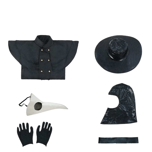 Thumbnail: Children Dark Dungeon Hero Crow Mouth Plague Doctor Costume