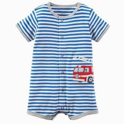 Thumbnail: Baby Boys Girls Pajamas Cotton Jumpsuit