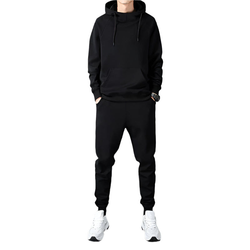 Thumbnail: Men’s 3-Piece Casual Tracksuit Set with Hoodie Joggers & Vest