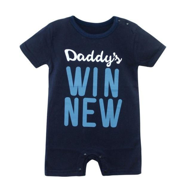 Thumbnail: Baby Boy Girl Romper Gray One Piece Jumpsuit