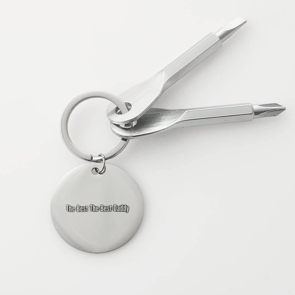The Best The Best Daddy Pocket Screwdriver Keychain