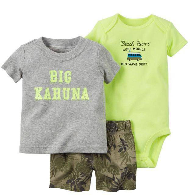 Thumbnail: Baby Sets T Shirt Short Romper Outfit