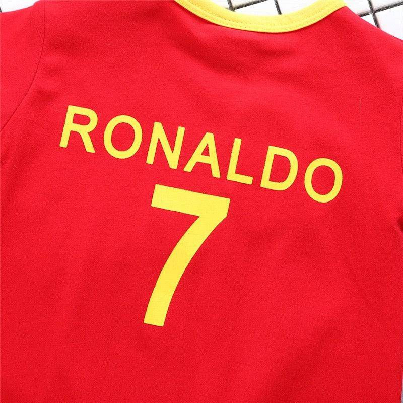 Thumbnail: Baby Boy Girl Romper Soccer Football Clothes