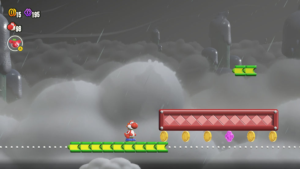red Yoshi in Super Mario Wonder