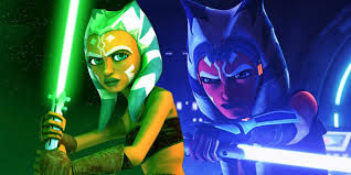 early Ahsoka to later animated Ahsoka