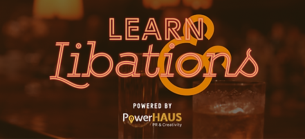 Learn & Libations Banner