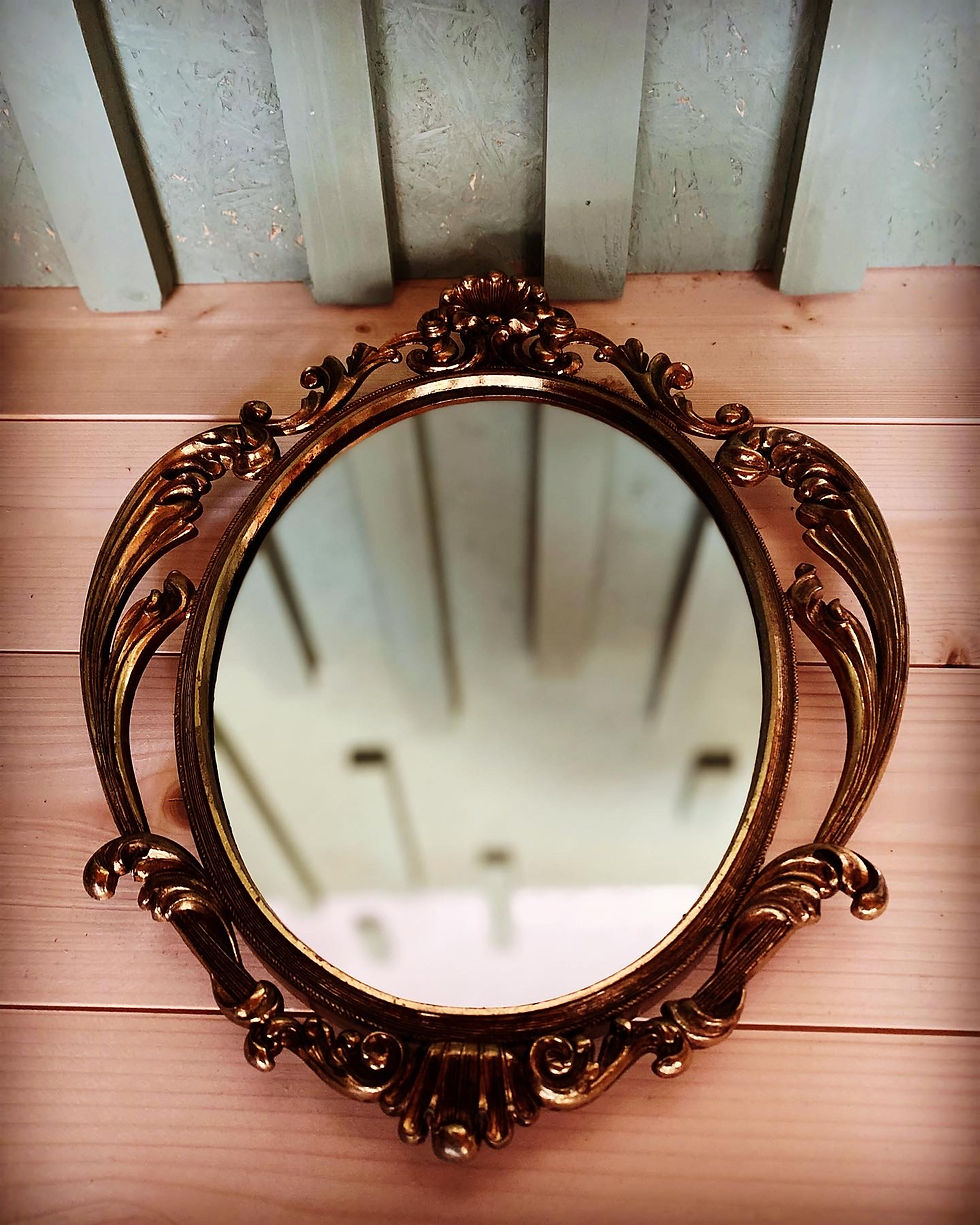 Miniature : Miroir en laiton (petit format)