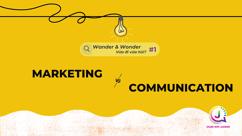 Marketing vs communication