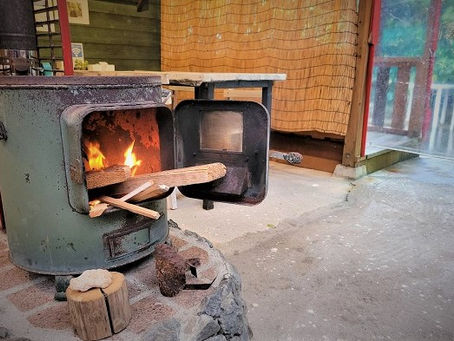 薪ストーブ　始めました～♪