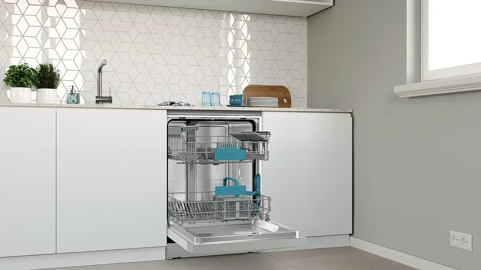 Küçük resim: Solo Bulaşık Makinesi 60 cm Kolay Temizlenebilir Inox