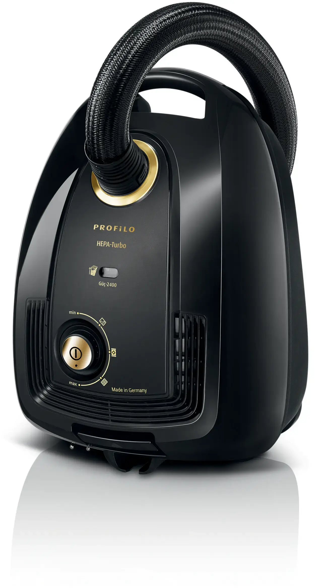 Toz torbalı Süpürge Siyah