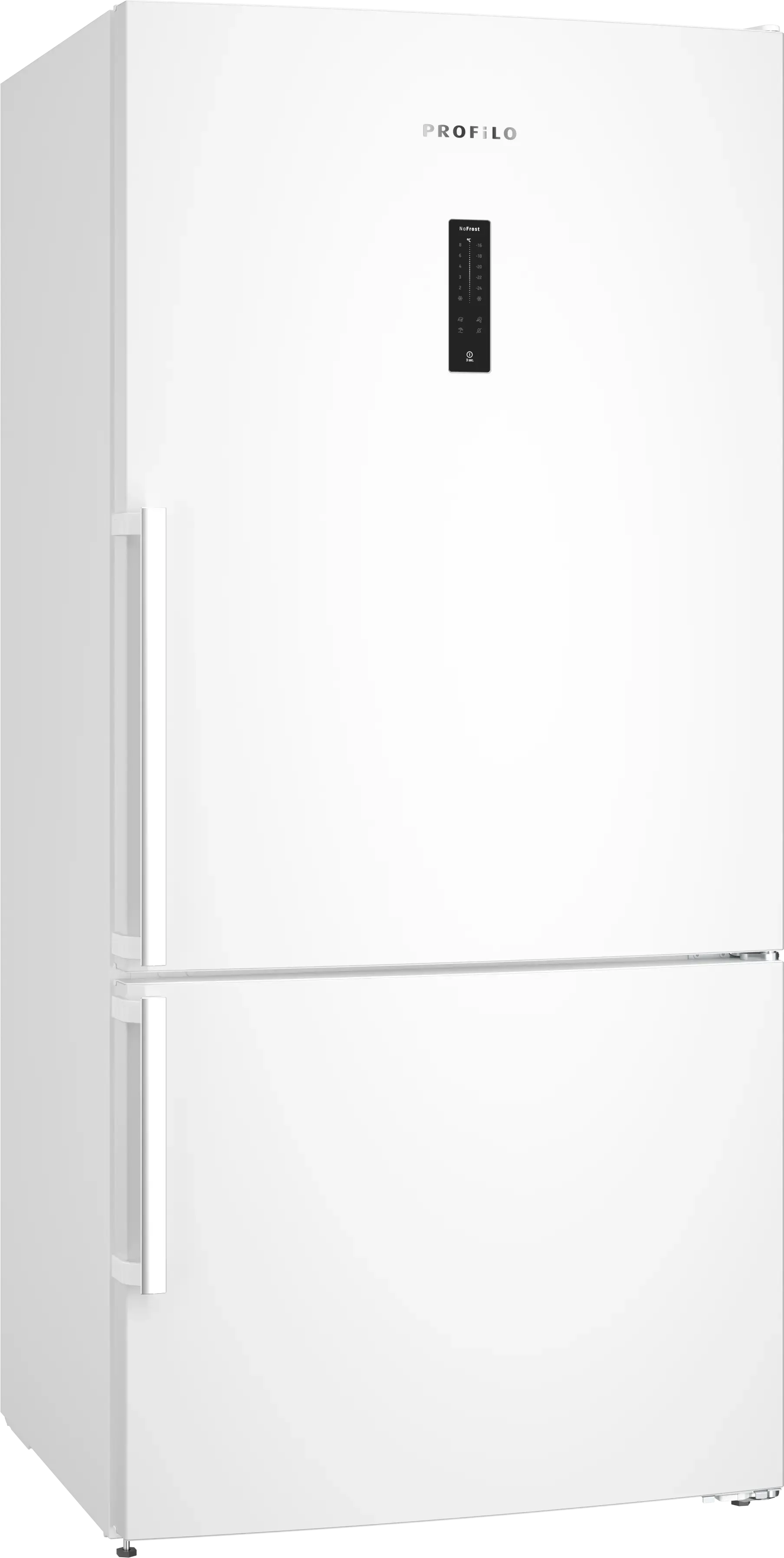Alttan Donduruculu Buzdolabı 186 x 86 cm Beyaz, Total No Frost