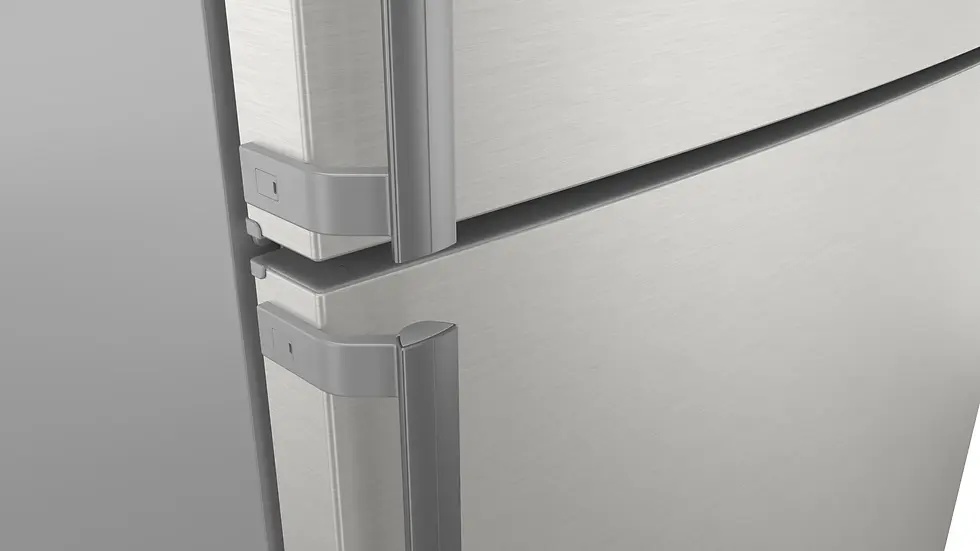 Küçük resim: Üstten Donduruculu Buzdolabı 186 x 86 cm Paslanmaz çelik, Total No Frost