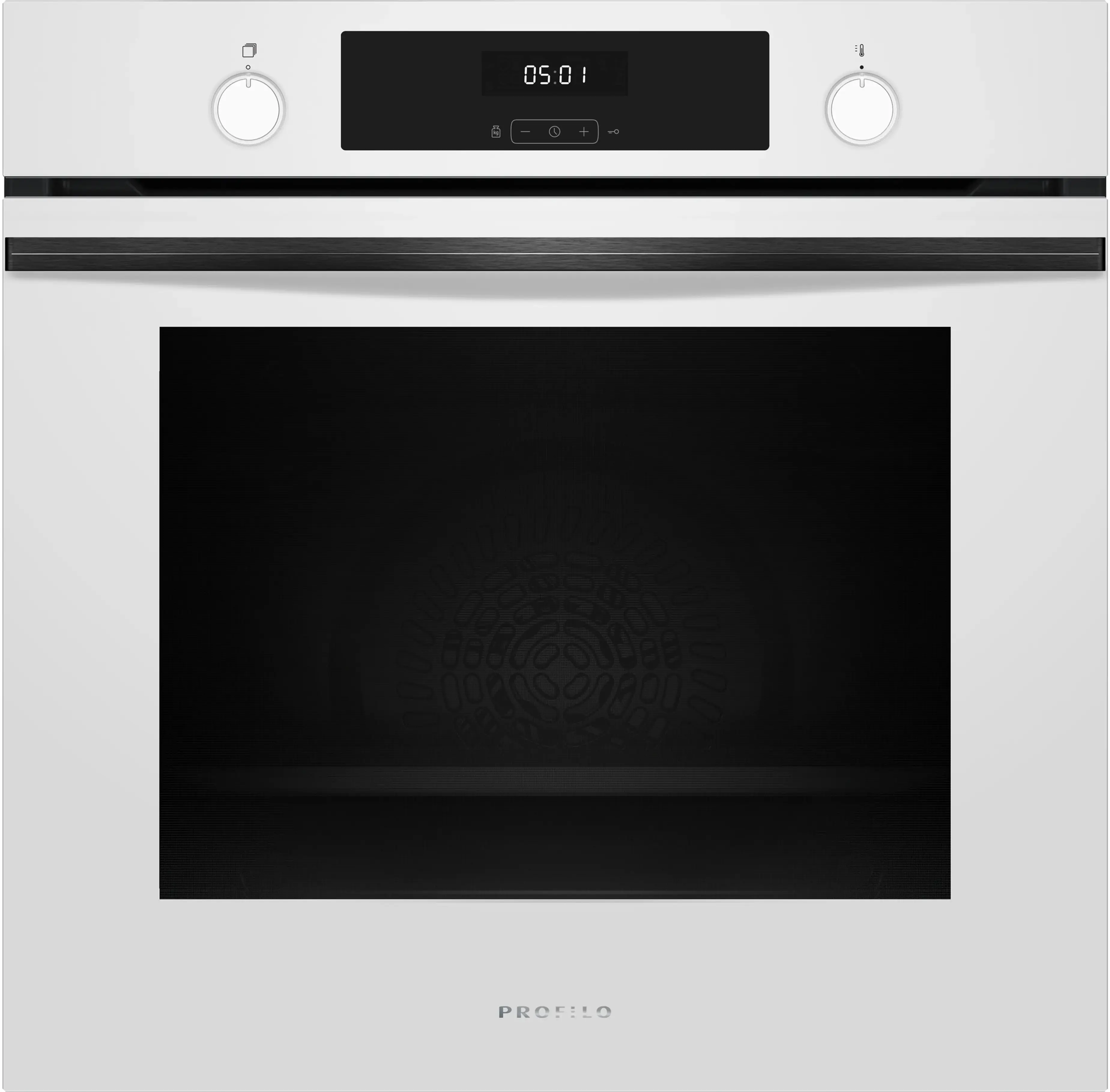 Buhar Destekli Ankastre Fırın 60 x 60 cm Beyaz