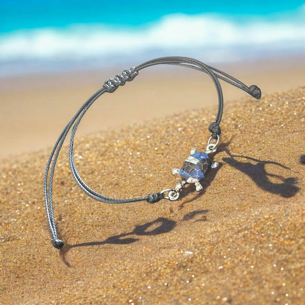 Thumbnail: Painted Turtle Cord Bracelet